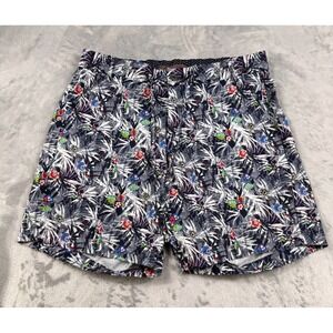 Robert Graham Swim Trunks Mens 34 Floral Paisley Performance Boar Classic Fit